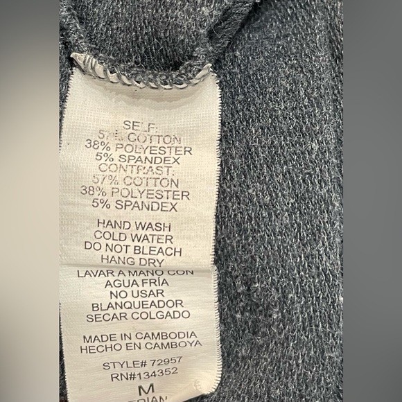 Dark Grey Cotton Joggers - size M - Picture 3 of 3